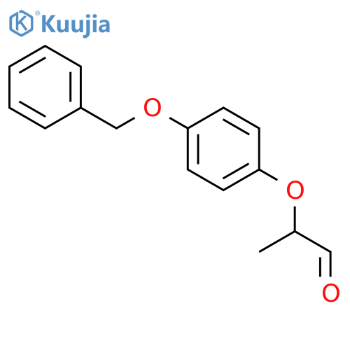 Propanal, 2-[4-(phenylmethoxy)phenoxy]- structure