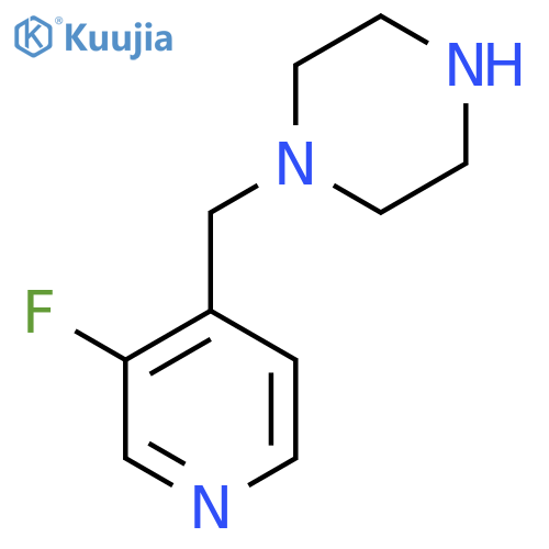 1-(3-fluoropyridin-4-yl)methylpiperazine structure