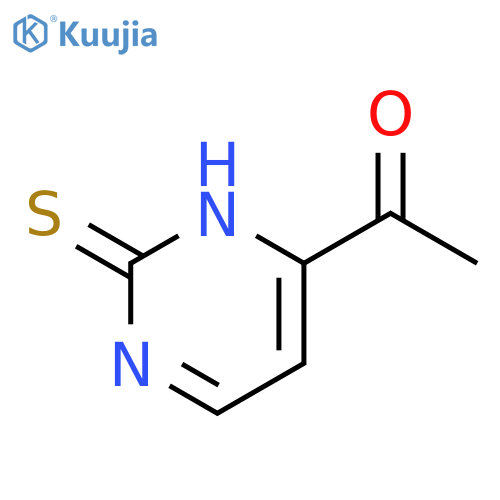 Ethanone,1-(2,3-dihydro-2-thioxo-4-pyrimidinyl)- structure