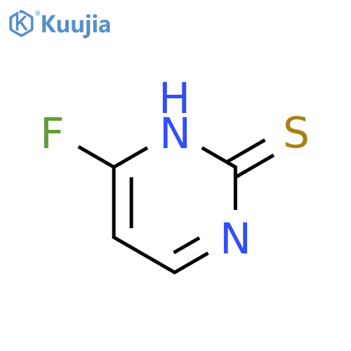 2(1H)-Pyrimidinethione,6-fluoro- structure