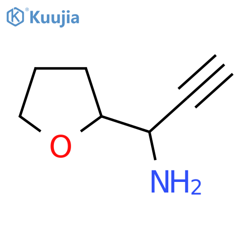 1-(Oxolan-2-yl)prop-2-yn-1-amine structure