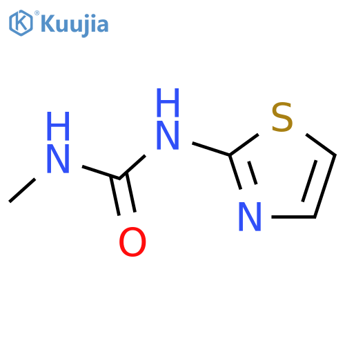 Urea,N-methyl-N'-2-thiazolyl- structure