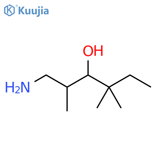 1-Amino-2,4,4-trimethylhexan-3-ol structure