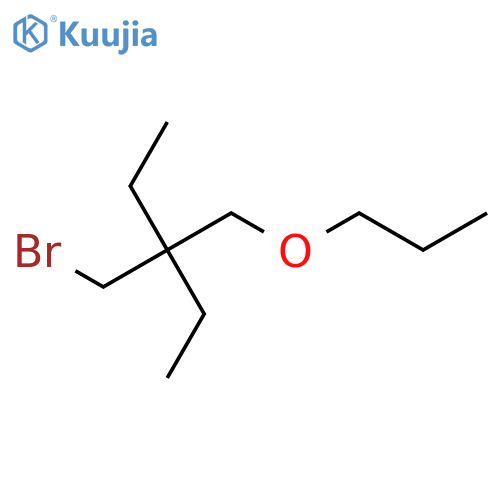 3-(Bromomethyl)-3-(propoxymethyl)pentane structure