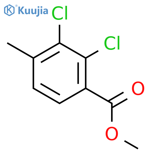 Benzoic acid, 2,3-dichloro-4-methyl-, methyl ester structure