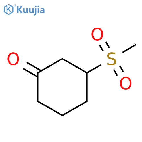 3-Methanesulfonylcyclohexan-1-one structure