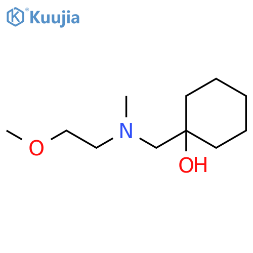 1-{(2-methoxyethyl)(methyl)aminomethyl}cyclohexan-1-ol structure