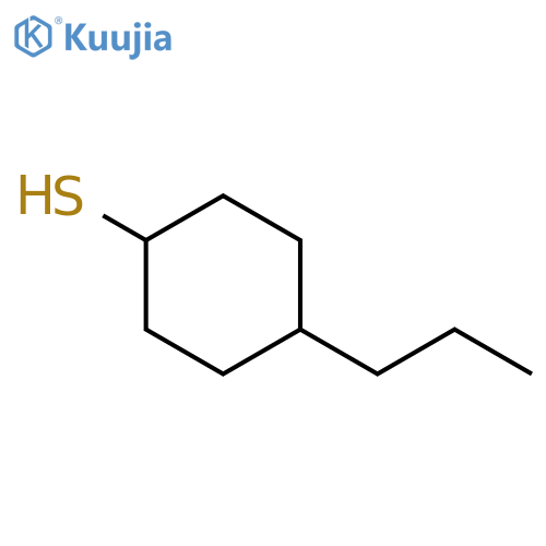 4-propylcyclohexane-1-thiol structure