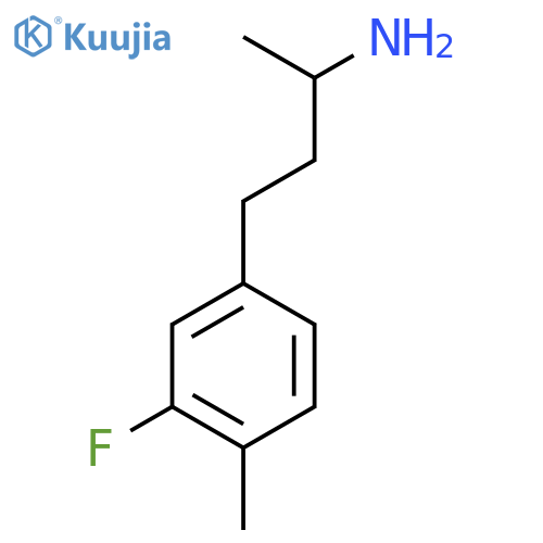 4-(3-fluoro-4-methylphenyl)butan-2-amine structure