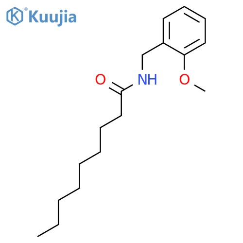 Nonanamide, N-[(2-methoxyphenyl)methyl]- structure