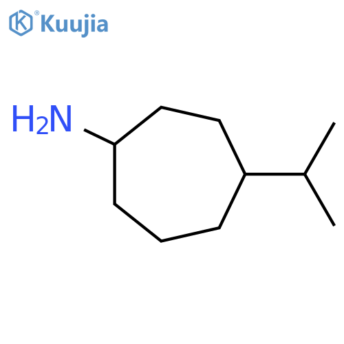 4-(propan-2-yl)cycloheptan-1-amine structure