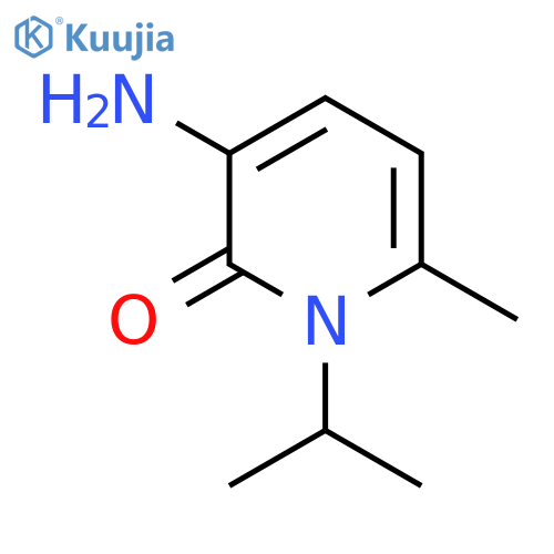 3-Amino-6-methyl-1-(propan-2-yl)-1,2-dihydropyridin-2-one structure