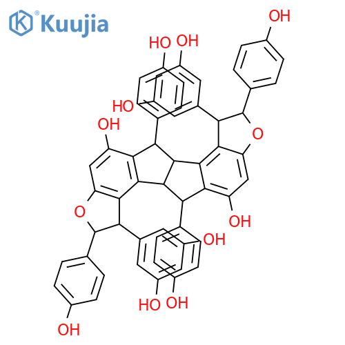 Ampelopsin H; (+)-form structure