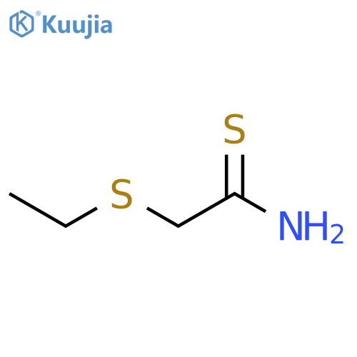 2-(ethylsulfanyl)ethanethioamide structure