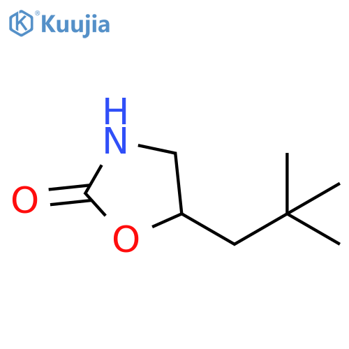 5-(2,2-dimethylpropyl)-1,3-oxazolidin-2-one structure