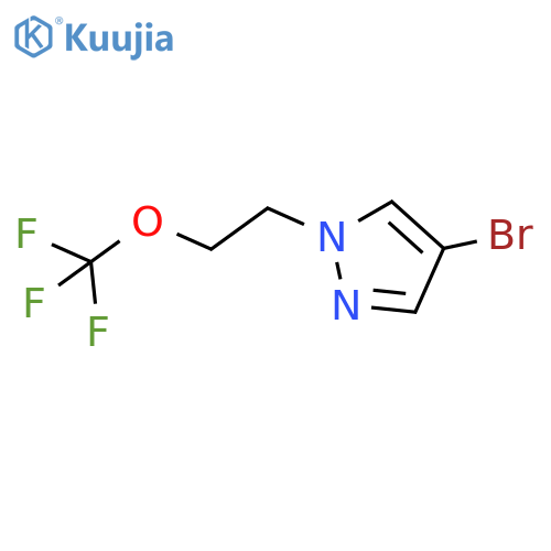 4-bromo-1-2-(trifluoromethoxy)ethyl-1H-pyrazole structure