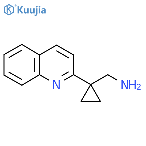 1-(quinolin-2-yl)cyclopropylmethanamine structure