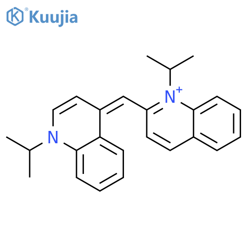 Quinolinium,1-(1-methylethyl)-2-[[1-(1-methylethyl)-4(1H)-quinolinylidene]methyl]- structure