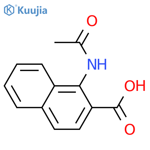 1-Acetamidonaphthalene-2-carboxylic acid structure