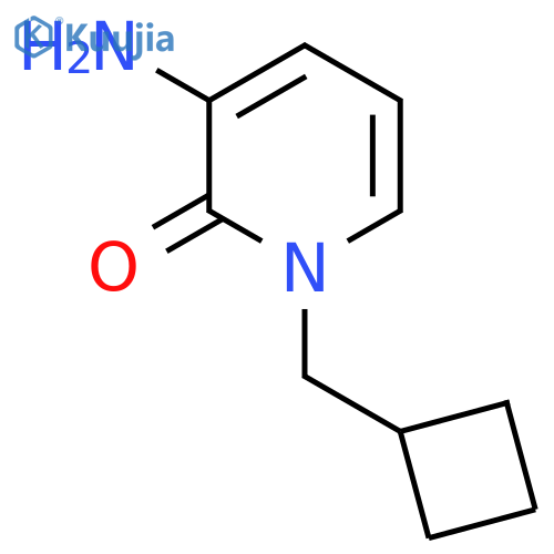 3-Amino-1-(cyclobutylmethyl)-1,2-dihydropyridin-2-one structure