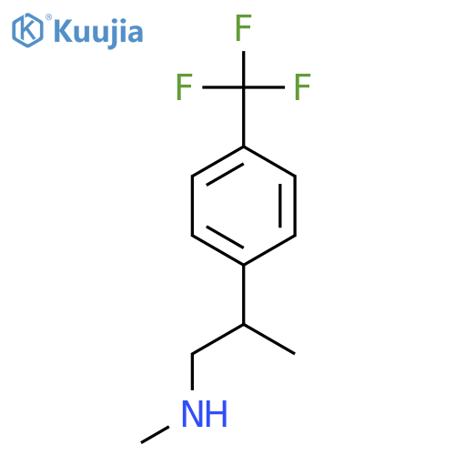 methyl({2-4-(trifluoromethyl)phenylpropyl})amine structure