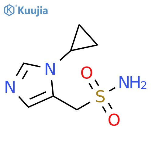 (1-cyclopropyl-1H-imidazol-5-yl)methanesulfonamide structure