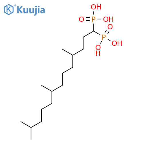 Phosphonic acid, (4,8,12-trimethyltridecylidene)bis- structure