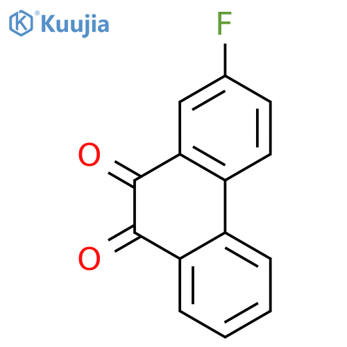 9,10-Phenanthrenedione,2-fluoro- structure