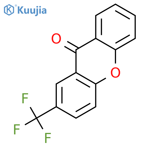 2-Trifluoromethyl-xanthen-9-one structure