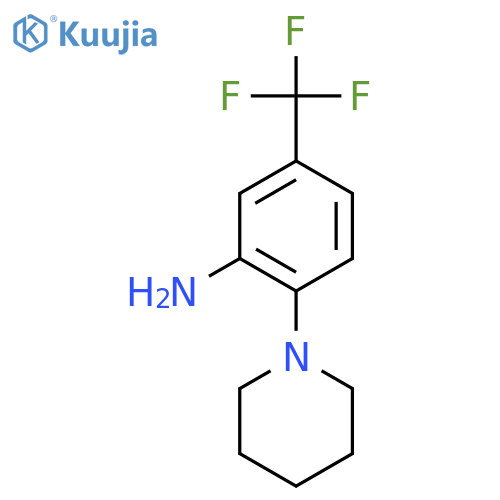 2-(Piperidin-1-yl)-5-(trifluoromethyl)aniline structure