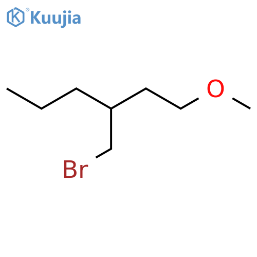 3-(Bromomethyl)-1-methoxyhexane structure