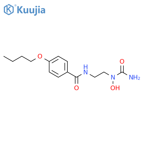 Benzamide, N-[2-[(aminocarbonyl)hydroxyamino]ethyl]-4-butoxy- structure