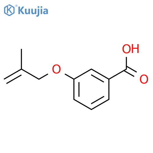 3-(2-Methylprop-2-en-1-yl)oxybenzoic Acid structure