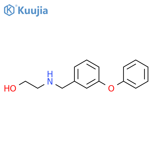 Ethanol, 2-[[(3-phenoxyphenyl)methyl]amino]- structure