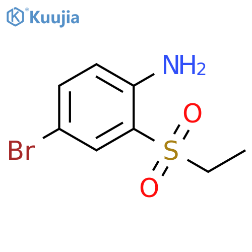 4-Bromo-2-(ethanesulfonyl)aniline structure