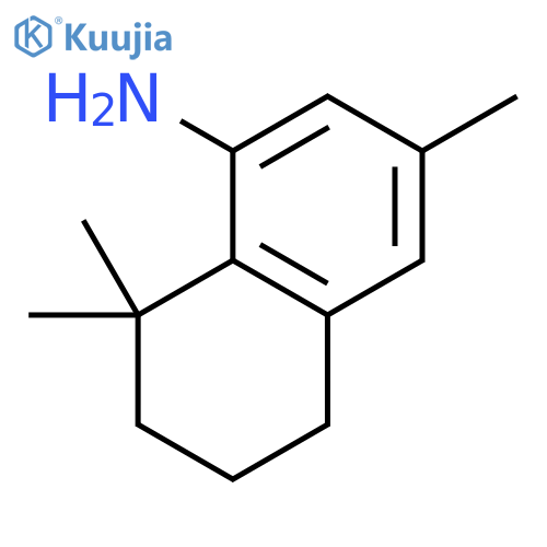 3,8,8-Trimethyl-5,6,7,8-tetrahydronaphthalen-1-amine structure