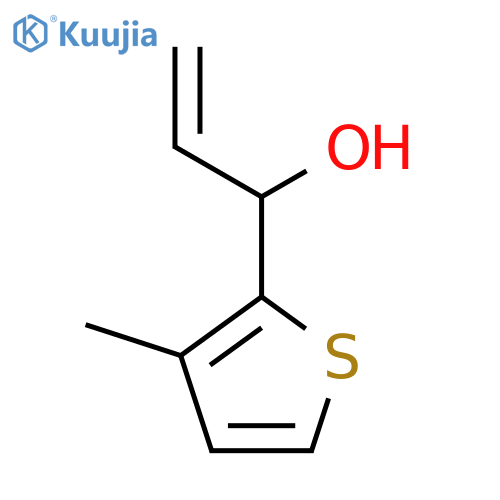 1-(3-methylthiophen-2-yl)prop-2-en-1-ol structure
