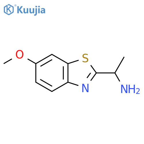 1-(6-Methoxy-1,3-benzothiazol-2-YL)ethan-1-amine structure