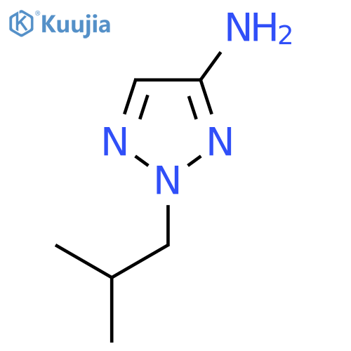 2-(2-Methylpropyl)-2H-1,2,3-triazol-4-amine structure