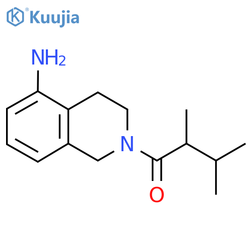 1-(5-Amino-1,2,3,4-tetrahydroisoquinolin-2-yl)-2,3-dimethylbutan-1-one structure
