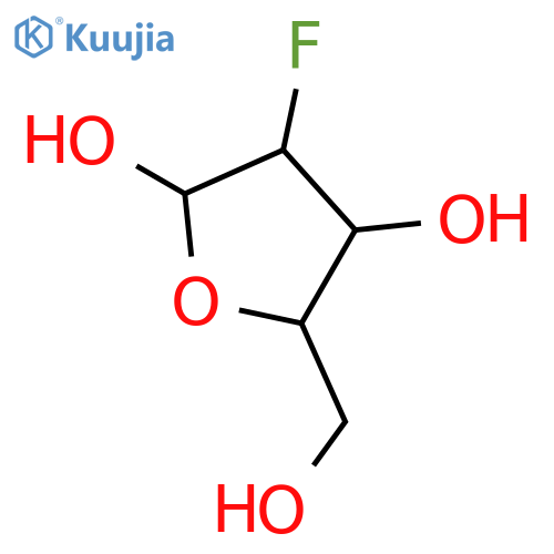 2-Deoxy-2-fluoro-α-D-ribofuranose structure