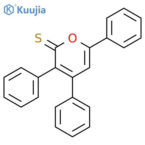 2H-Pyran-2-thione, 3,4,6-triphenyl- structure
