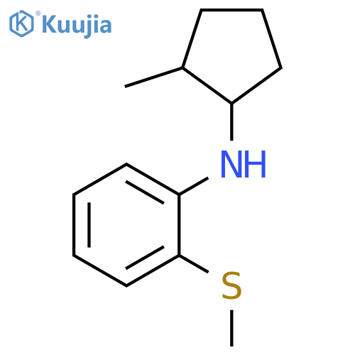 N-(2-methylcyclopentyl)-2-(methylsulfanyl)aniline structure