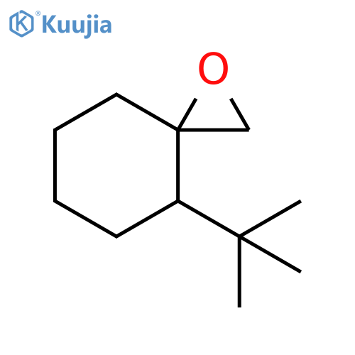 1-Oxaspiro[2.5]octane, 4-(1,1-dimethylethyl)- structure