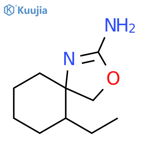 6-ethyl-3-oxa-1-azaspiro4.5dec-1-en-2-amine structure