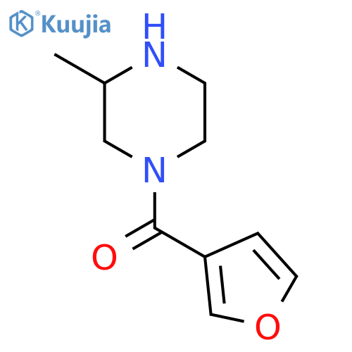1-(Furan-3-carbonyl)-3-methylpiperazine structure