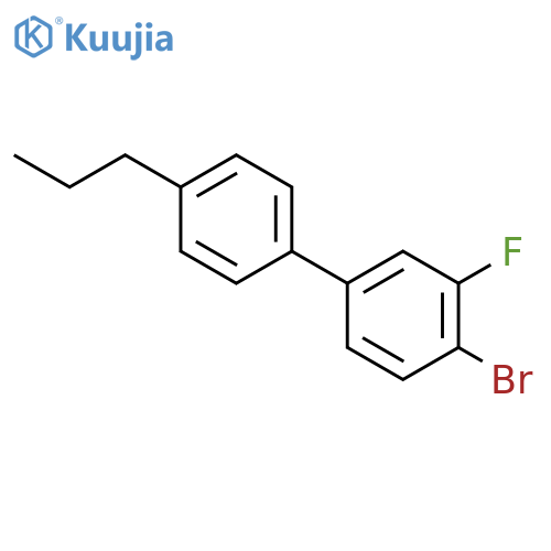 1,1'-Biphenyl,4-bromo-3-fluoro-4'-propyl- structure