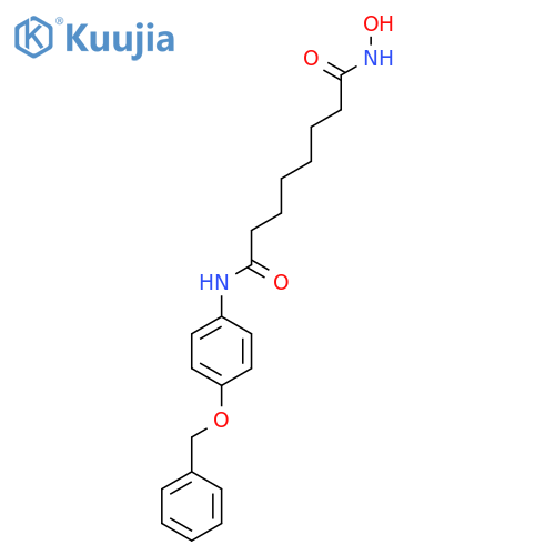 Octanediamide, N-hydroxy-N'-[4-(phenylmethoxy)phenyl]- structure