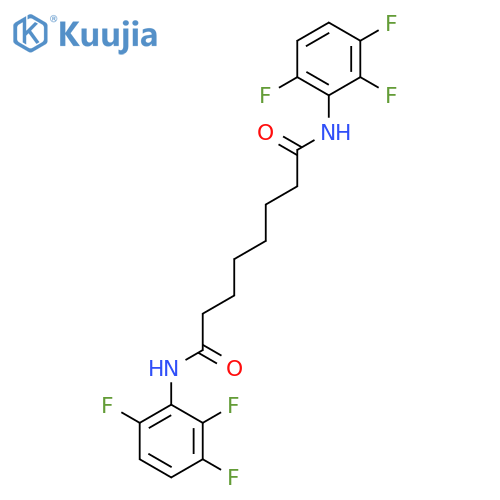 Octanediamide, N,N'-bis(2,3,6-trifluorophenyl)- structure