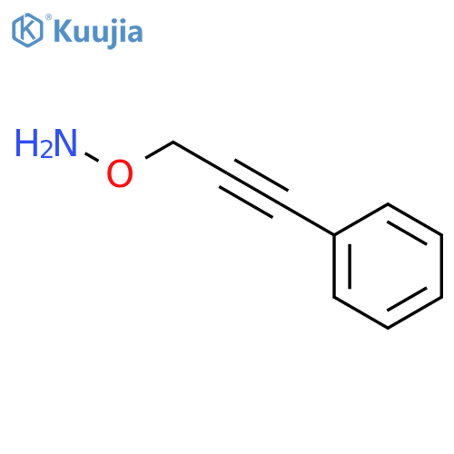 Hydroxylamine,O-(3-phenyl-2-propyn-1-yl)- structure